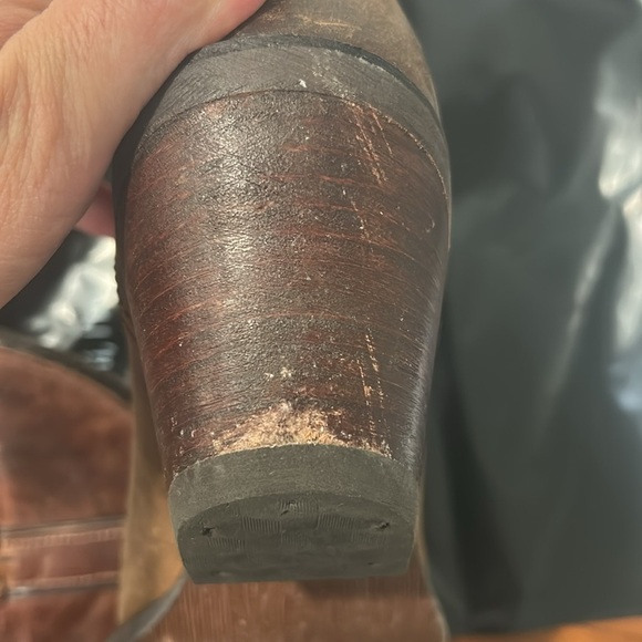 Durango RD3494 Women's 10" Crush  Brown Slouch Western Cowboy Boots Size 6.5 - Picture 7 of 8